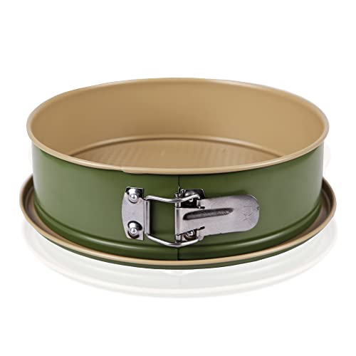 Bestlivings Terraillon - Molde para tartas (24 cm de diámetro, antiadherente, cera de carnauba, acero)