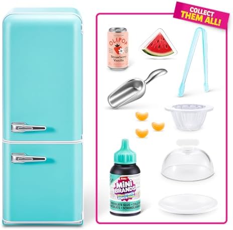 Mini Brands ZURU의 Fill The Fridge 놀이 세트, UV 조명 포함, 수집품, DIY, 레진 플레이, 독점 레시피, 식용 불가, 8세 이상 — 사진 7