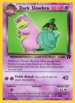 Dark Slowbro 英語版 29/82 Dark Slowbro - 29/82 - Rare - Unlimited Edition : Amazon.in: Toys