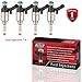 MACAX Set of 4 Fuel Injectors 06H906036G FJ1057 Replacement Compatible with Volkswagen VW CC Eos GTI Tiguan Golf Beetle Passat CC Jetta Audi A3 A4 A5 A6 Quattro Q5 TT - Replaces 06H906036AE