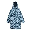 Regatta Kids Spirit Of Adventure Changing Robe - Storm Blue/Leopard Print - 9-13 Yrs
