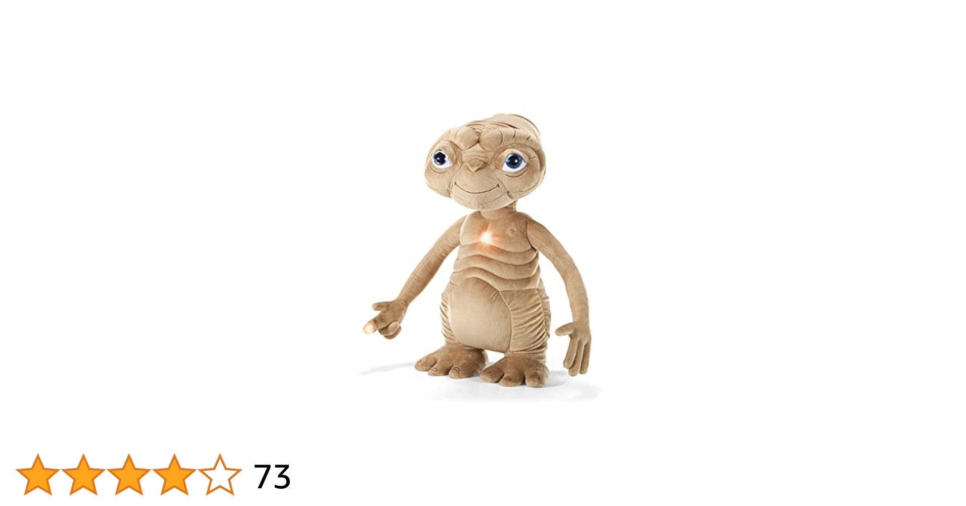 E.T. ぬいぐるみ フィギア トーキング　光る Amazon.co.jp: E.T. グッズ ぬいぐるみ 胸と指先が光る : おもちゃ