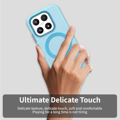 Image of for Xiaomi 17 Case Magnetic Case Anti Drop Hybrid Phone Back Cover - Blue