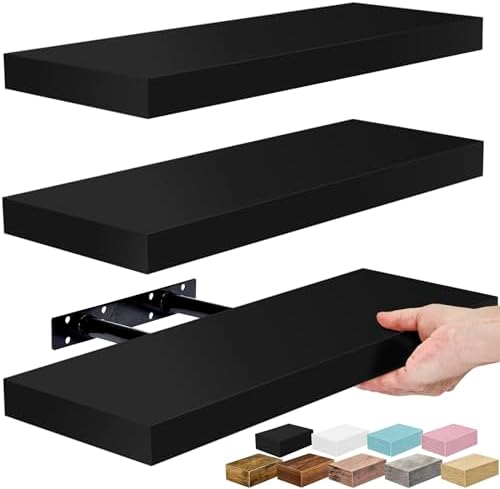 Sorbus Floating Shelves for Wall – 16 Inch Floating Shelf for Kit...