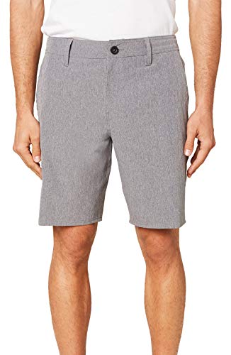 O'NEILL Mens Hybrid Series Fixed Waist 19 Inch Grey/Reserve Heather 19 38 O'NEILL Mens Hybrid Series Fixed Waist 19 Inch Grey/Reserve Heather 19 38