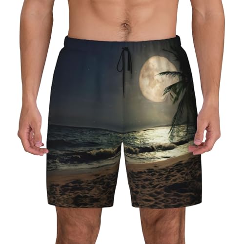 Short de plage imprimé nuit étoilée EdWal et maillot de bain homme double couche