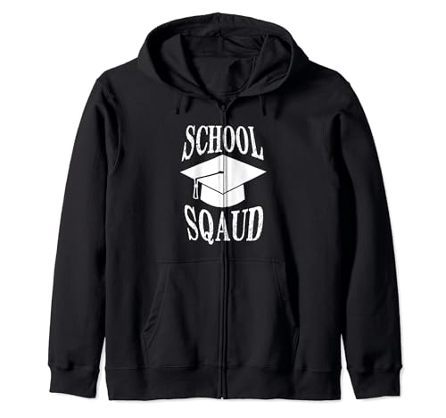 School Squad - Funny School Zip Hoodie