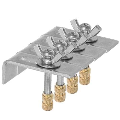 DOITOOL Kit Fixation Évier Sous Plan Inoxydable Support Robuste Clips pour Installation Simple et Accessoires Montage Lavabo Sous Plan Résistants à Usure