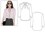 Style Arc Sewing Pattern - Holly Woven Blouse (Sizes 04-16) - Click for Other