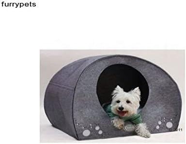 Comfortable Dog Den In Igloo Shaped With A Soft Removable Cushion - Your Dog Will Feel Cosy In This Delightful Bed Gives Your Dog Privacy And Protection By eCommerce Excellence (95 x 76 x 79 cm (L x W x H))