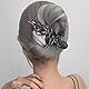 Haarspangen, Haarschmuck für Damen, Mädchen, Damen, Kinder, stilvolle Metall-Haarspangen, große Kopfbedeckung für Party, Hochzeit, täglich, Rauchgrau