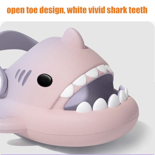 Sharklas Originales Kids, Toddler Little Kids Shark Sandals, Cloud Shark Slides, Non-Slip Open Toe Slippers Casual Boys Girls Beach Shoes2