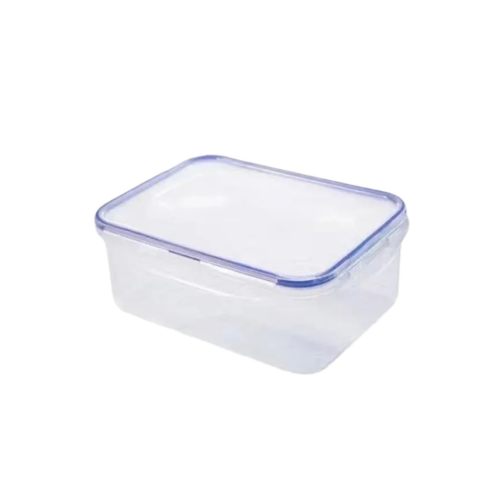 WZPTLKIBAD Rectangular Plastic Storage Box with Lid, Microwave Safe