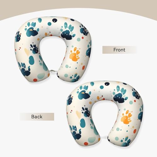 Almohada de espuma viscoelástica para viaje tamaño único miniatura 3