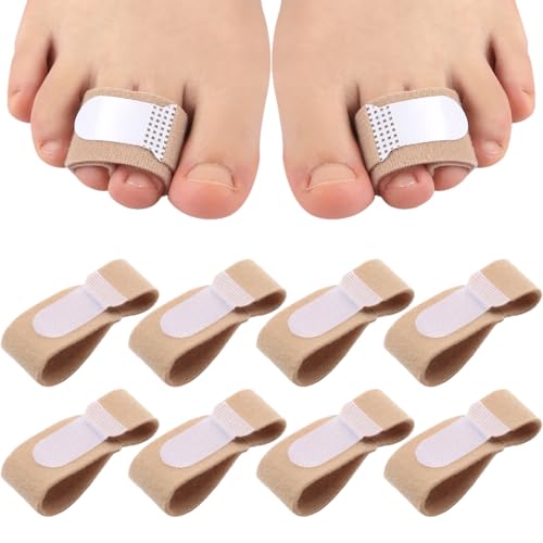 EYVRPAU 8 pièces Bandage de correction pour orteils,Redresseur D'orteil,Attelles D'orteils,Protege,Orthese,Écarteur,Separateurs,Protection