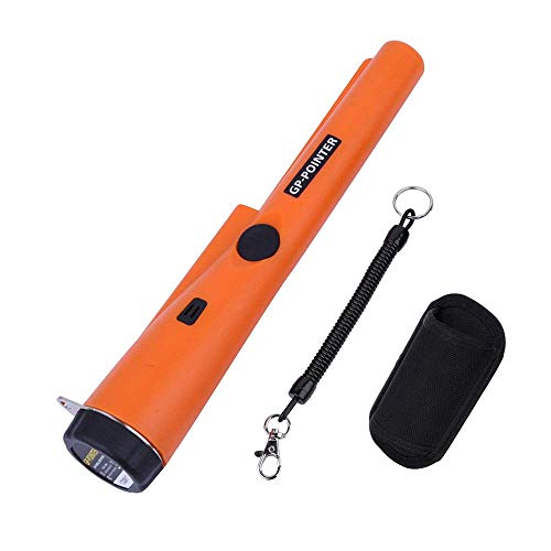Carrfan Metal Detector Pinpointer, GP-Pointer High Sensitivity All Metal Gold Finder New Electronic Measuring Tool (Orange)