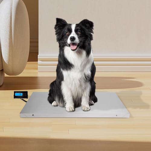 Báscula electrónica para mascotas con pantalla LCD miniatura 7