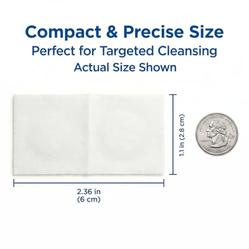 Image of ForPro Alcohol Prep Pads, 200-Count Sterile Alcohol Wipes Individually Wrapped, 70% Isopropyl, Medium 2-Ply Medical Grade Antiseptic Pads, Latex-Free, First Aid & Injection Prep, Gamma Sterilized