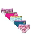Girls' Disney Encanto 5-Pack Panties Cotton/Spandex Blend Sizes 4,6,8,10 Mirabel Breathable Stretch