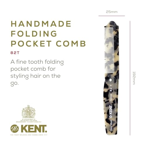 Kent Set Peines para Hombre, 82T X-Small, Dientes Finos miniatura 2