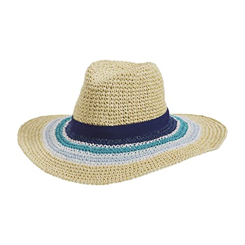 Chapeau fedora bleu Mud Pie taille unique pour sublimer un style masculin