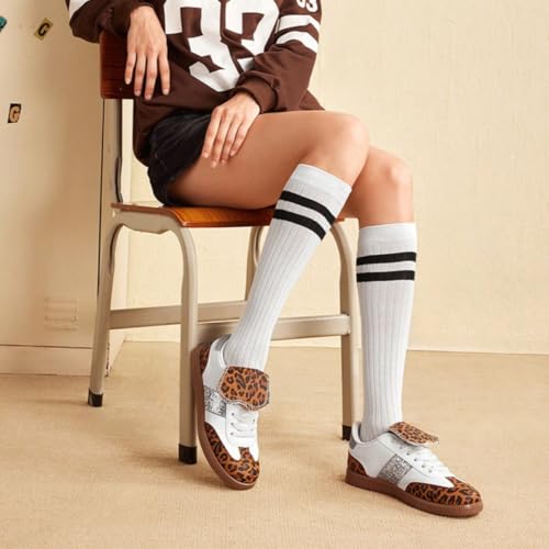 Women Glitter Sequin Sneakers Lightweight Walking Shoes Lace Up Casual Trendy Sneaker4