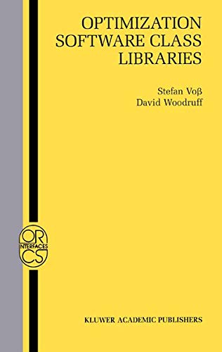 Buy Optimization Software Class Libraries — BookShops.in