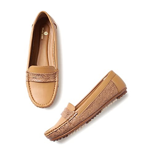 Image of Marc Loire Women Comfortable Slip On Flat Loafer Ballet; Casual and Formal Footwear