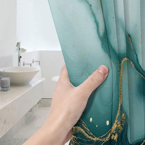 Rideau de douche abstrait marbre luxe en polyester art 180x180 - 5