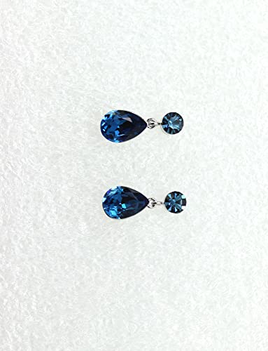 Image of Faship Gorgeous Rhinestone Crystal Floral Necklace Earrings Set