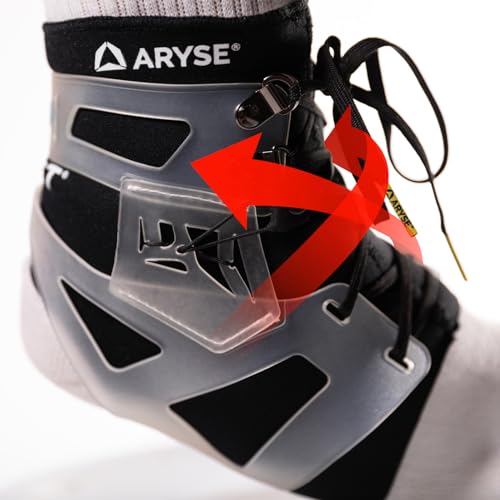 ARYSE IFAST Ankle Brace - Ankle Stabilizer For Men & Women - Great For Basketball, Volleyball, Soccer & More! (Small, Black, Pair)