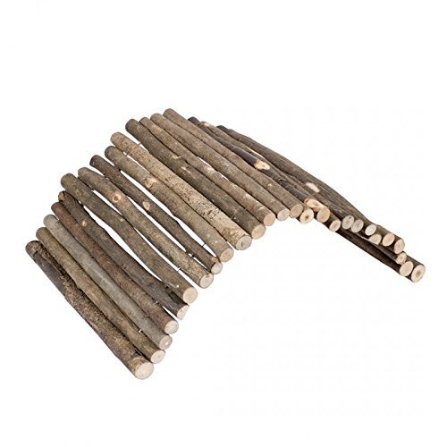 duvo Plus, Klappbrücke aus Holz, 50 x 30 cm, Nagetiere