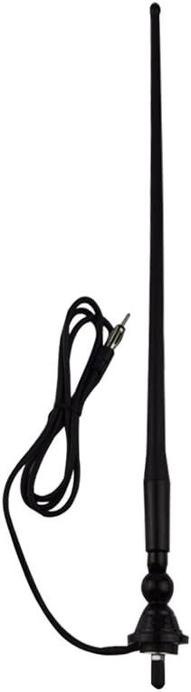 Herdio Waterproof Marine Radio Antenna 3.0mm Connector Rubber Duck Dipole Flexible Mast FM AM Antenna for Boat Car ATV UTV RZR SPA