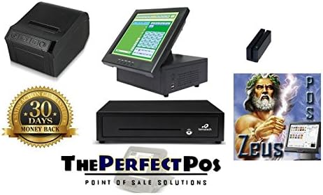 Restaurant Touch Screen Terminal Bundle with ZuesPOS Software