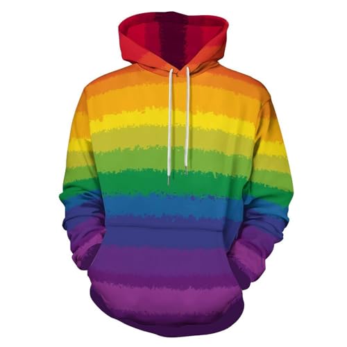 Sweat à capuche hommes femmes jaune dégradé aquarelle avec poches