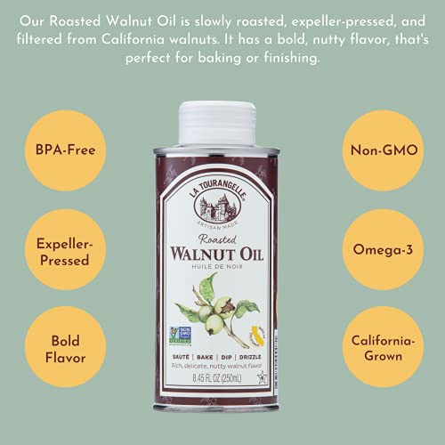image for La Tourangelle, Roasted Walnut Oil, Plant-Based Source of Omega-3 Fatt