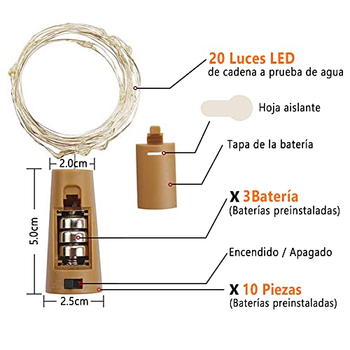 Mejores precios y opiniones de Corchos para botellas de vino disponible en línea para comprar. 17 Imagen adicional