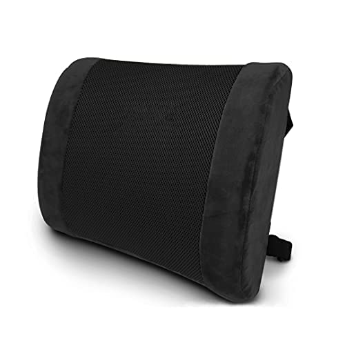 Almohada de apoyo lumbar de triconometría cojín ergonómico de apoyo para la espalda para silla de oficina y coche para mejorar el dolor de espalda