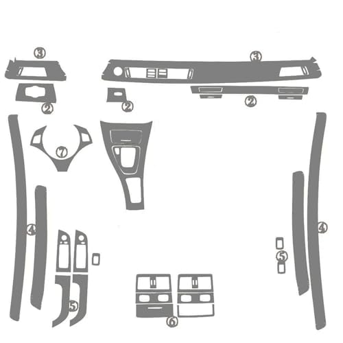 Autocollant de poignée de porte 3D carbone anti-rayures pour panneau BMW E90