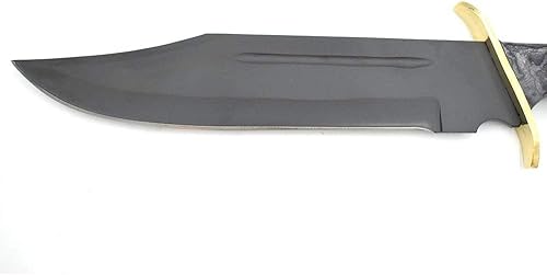 Miniatura 2 de Wild Turkey Handmade Western Outlaw Caza Camping Collectores Cuchillo (CW) (negro)