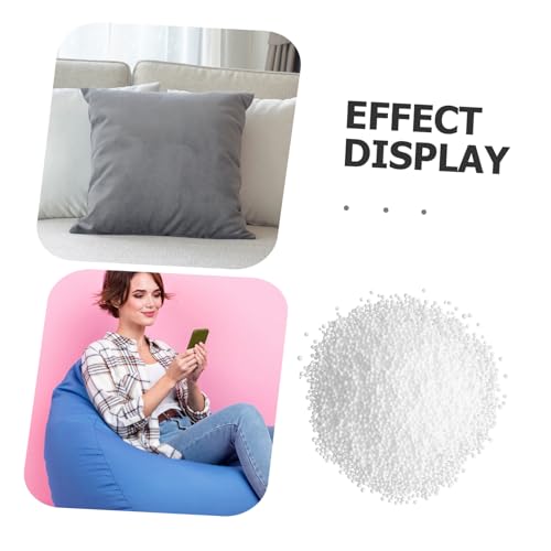 Billes microbilles de rembourrage pouf mousse EPP blanc perles remplissage coussin - 5
