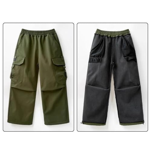 Boys Active Sweatpants Drawstring Elastic Joggers Fleece Warm Comfortable Pants for Kids School Sports Outdoor4