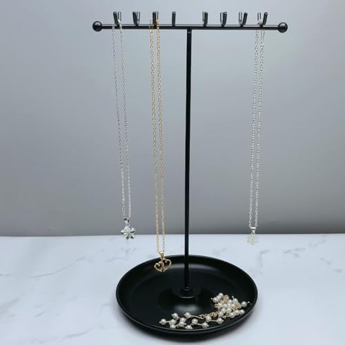 Expositor de joyas para dormitorio y tocador con ganchos para pulseras 7