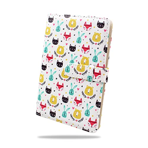 Rieibi 96 Pockets Mini Photo Album, Wallet PU Leather Photo Album for Fujifilm Instax Mini Evo/12/11/8/9/7s/25/70/90 Instant Camera, Shine Colorful Photo Album for Polaroid