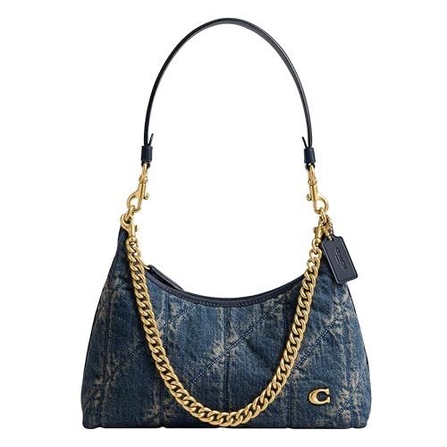 Coach Soft Quilted Loved Denim Juliet Shoulder Bag 25