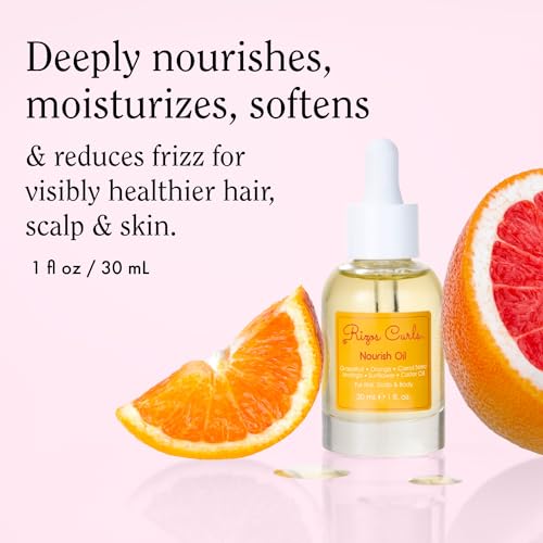 Rizos Curls Nourish Oil for Frizz Control & Hydration
