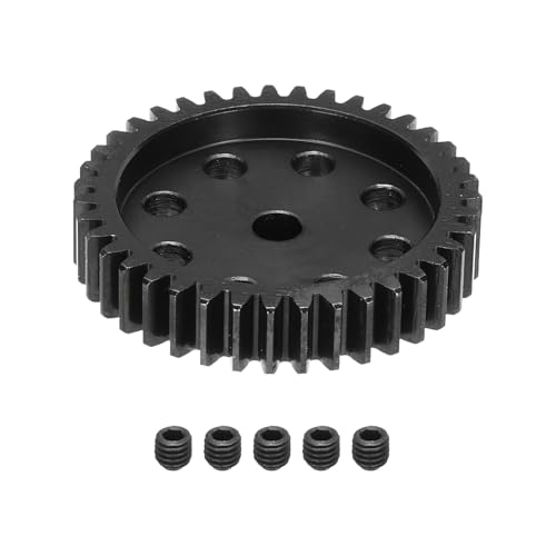 Dimensioni: passo ingranaggio: M1; numero di denti: 39T; diametro albero: 5 mm; altezza: 14 mm; materiale: acciaio al carbonio
