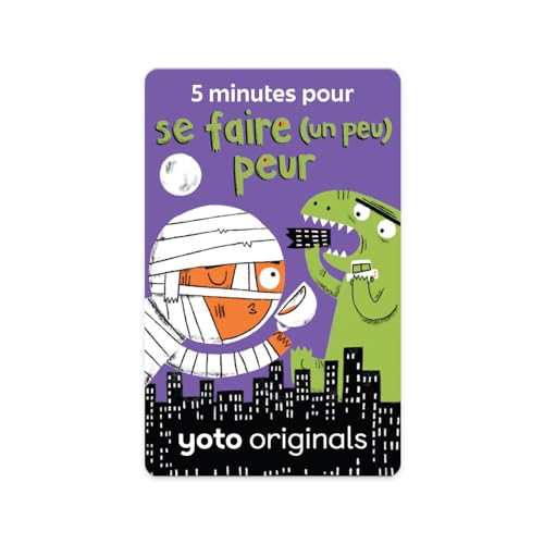 Yoto – 5 minutos para hacerse (un poco) miedo, libro de audio para niños en francés, para escuchar en cuentas, caja de historias, reproductor y Mini, historias de halloween para los 4 a 10 años