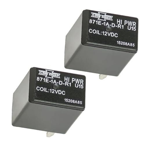 Eviter les pannes avec le relais automobile 871E-1A-D-R1 U15 12V 35A Micro ISO stable