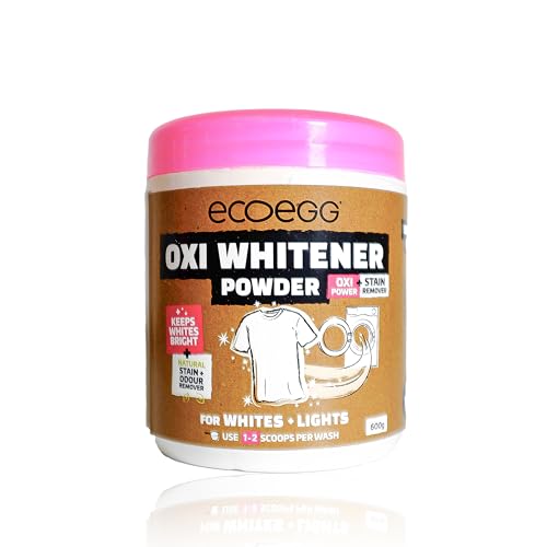 Ecoegg Oxi Whitener Powder 600g | Oxi Power + Stain Remover | Non-Toxic to Aquatic Life